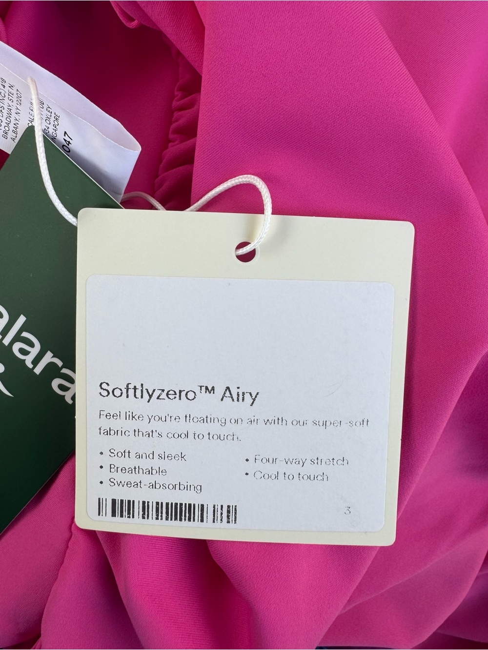 Halara SoftlyZero™ Airy Super High Waisted 2-in-1 InstantCool Yoga Shorts Pink - Picture 8 of 9